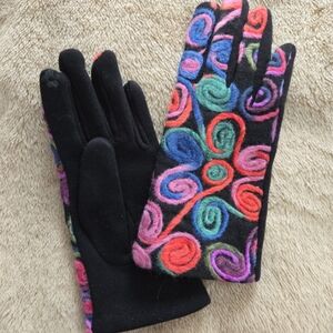 Women's Colorful Fancy Gloves
